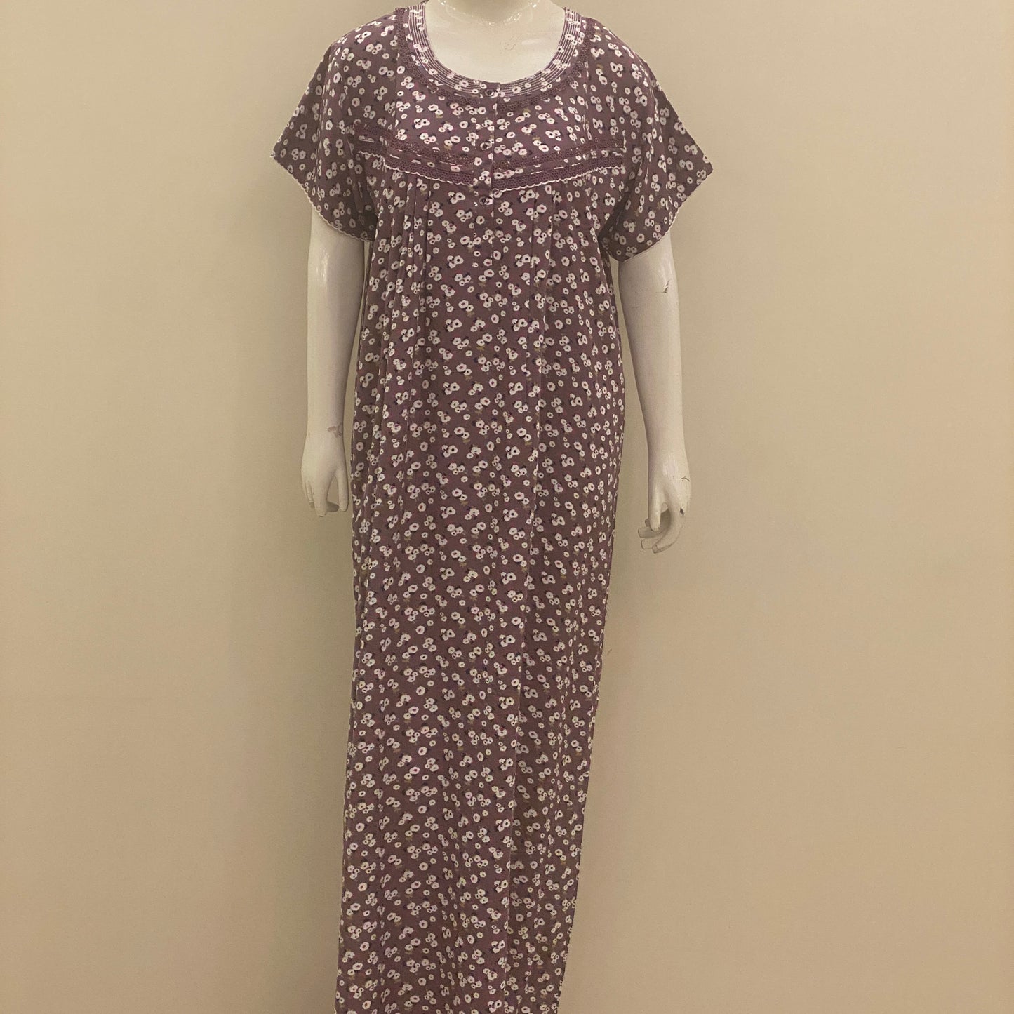 Cotton Yoke Nighty -SKU-403