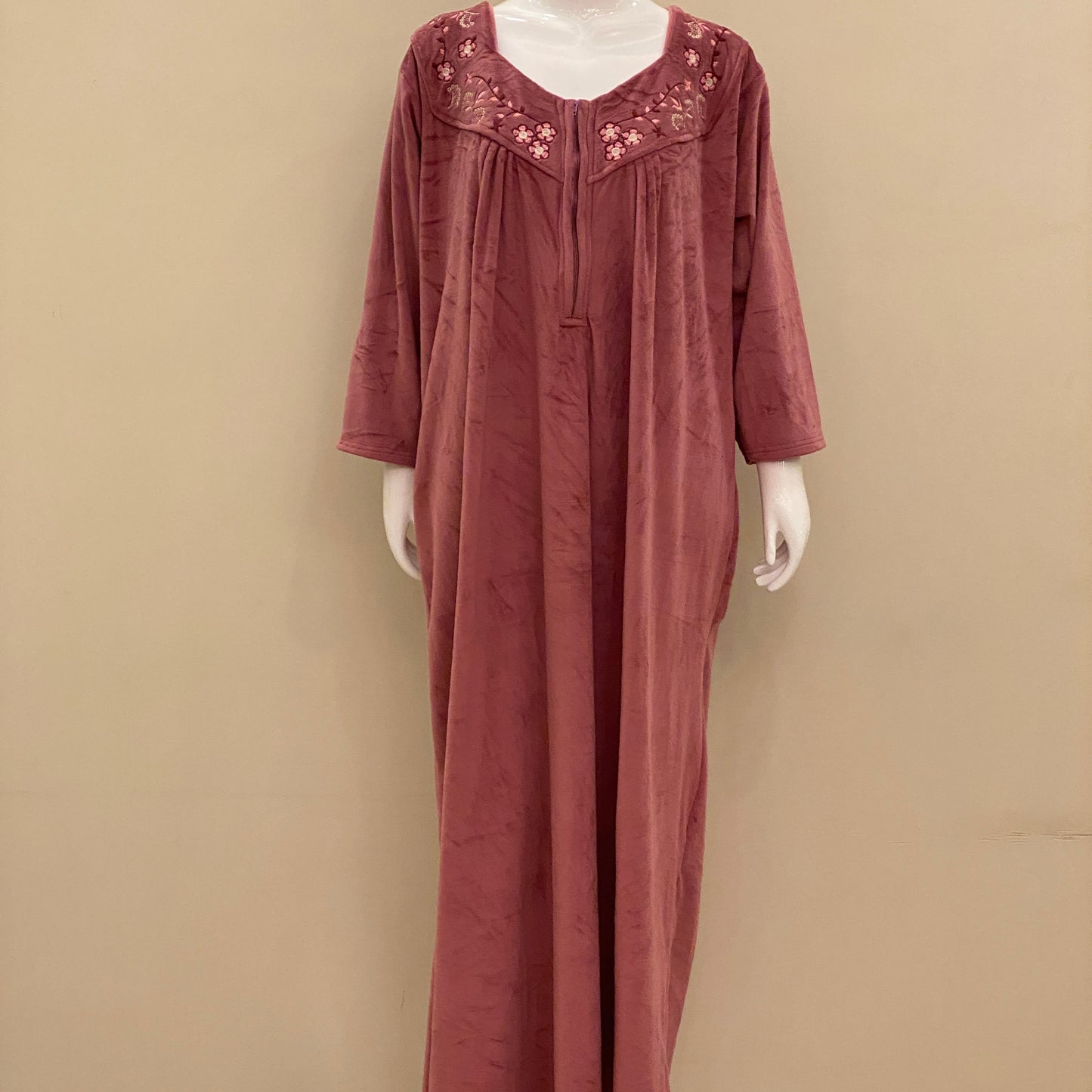 Velvet Yoke Nighty-SKU-VY-27