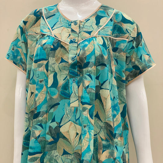 Cotton Rayon Yoke Nighty (SKU-RY-8)