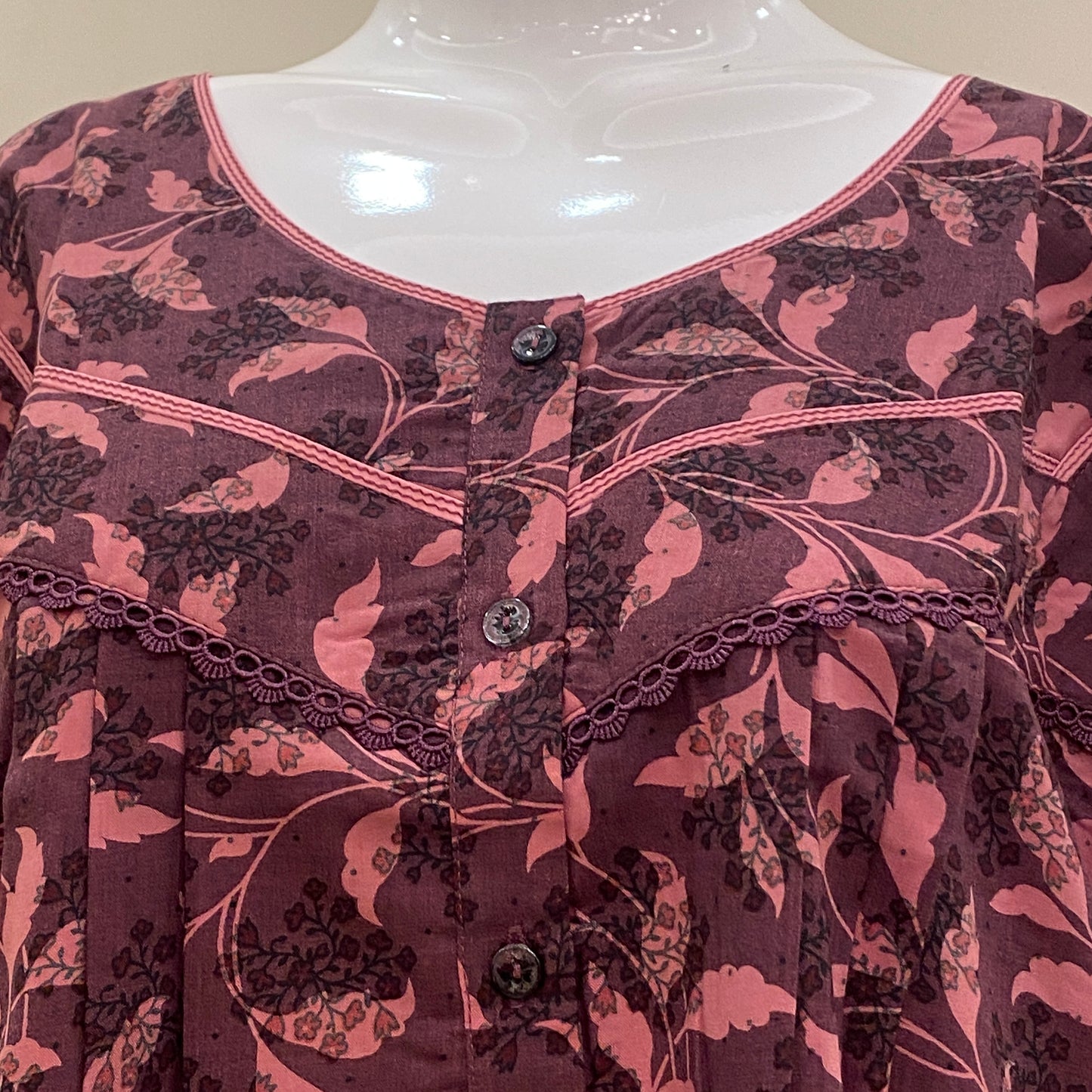 Cotton Yoke Nighty (SKU-CY-52)
