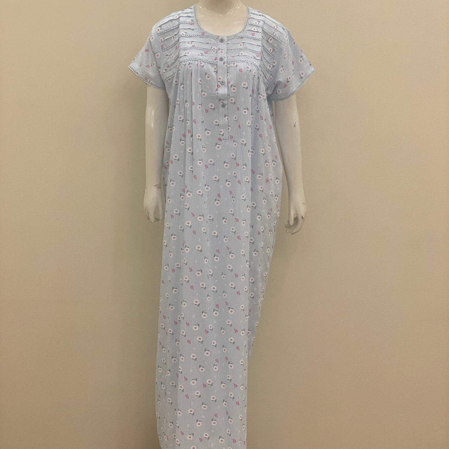 Cotton Yoke Nighty -SKU-418